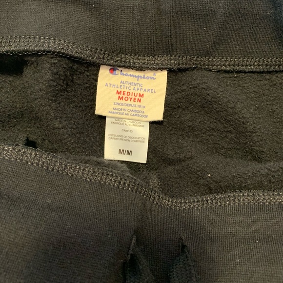 Champion black sweatpants in very good condition - Picture 3 of 3
